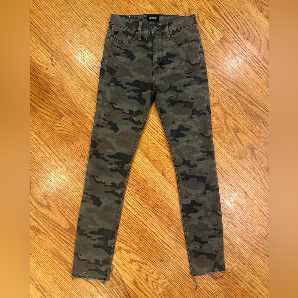 Hudson Barbara Super Skinny Camo Jeans Size 25